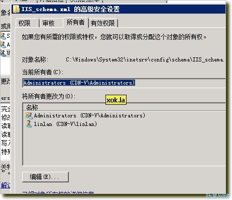 iis7,IIS_schema.xml,权限