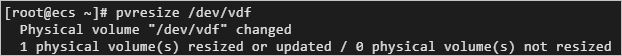 pvresize